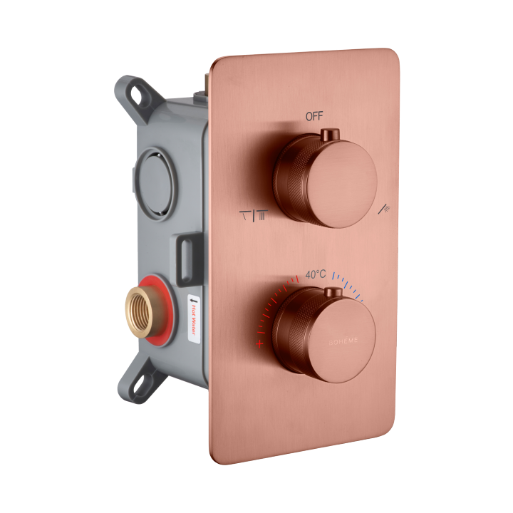 Boheme 134-2-CB — встраиваемый смеситель Copper Brushed