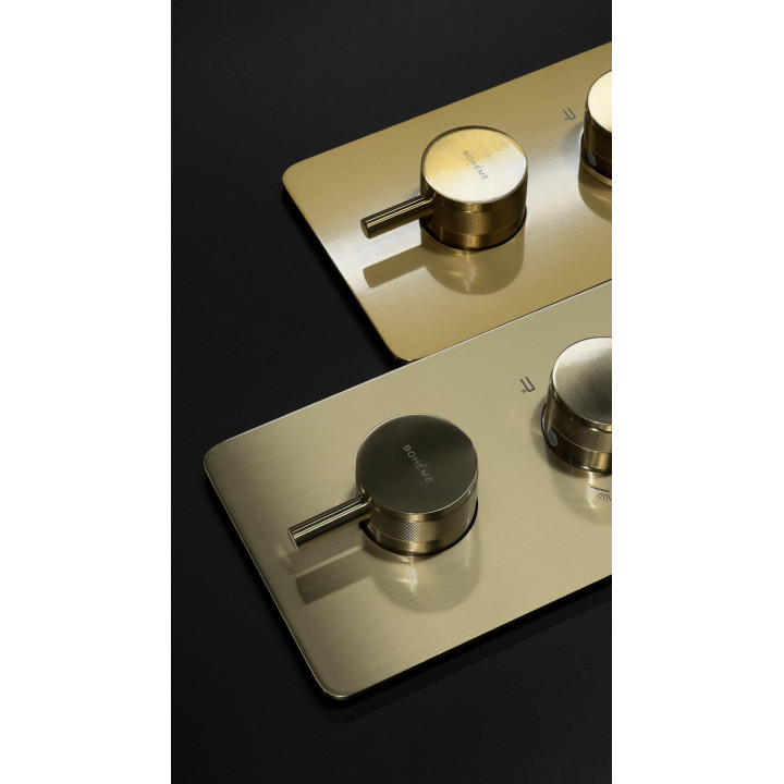 Boheme 134-3-G смеситель термостат Gold