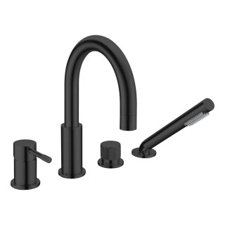 Boheme Uno Смеситель на борт ванны Black