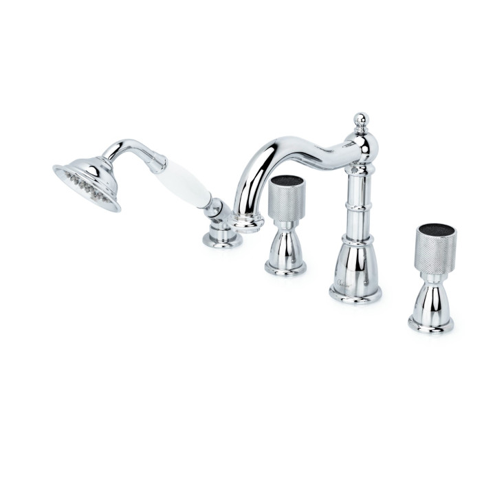 Boheme 396-Royal/CRST black смеситель для ванны