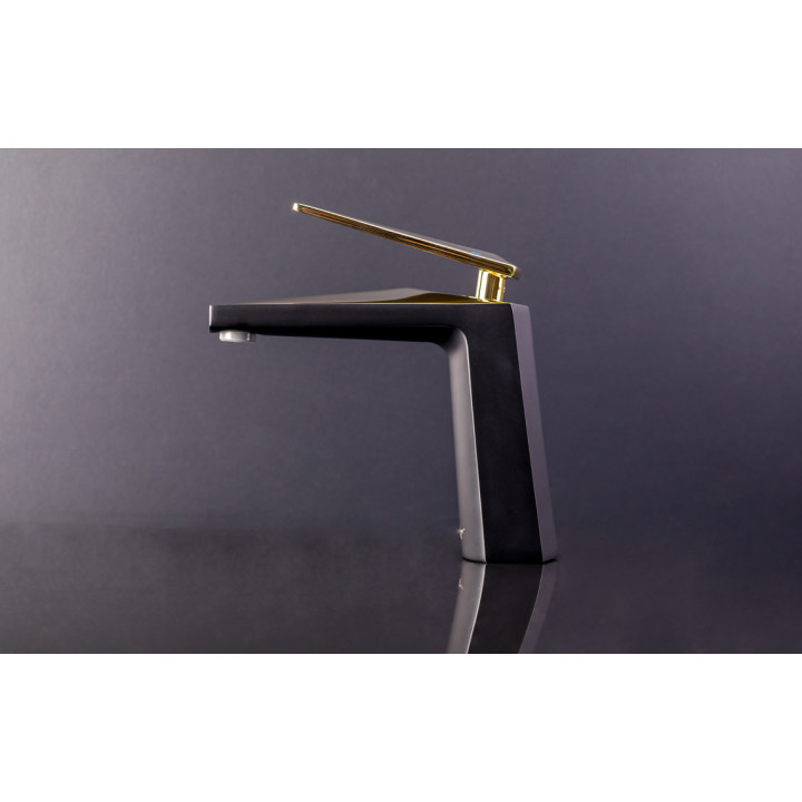 Boheme 380-B смеситель на борт ванны Black