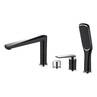 Boheme Venturo Смеситель на борт ванны Black