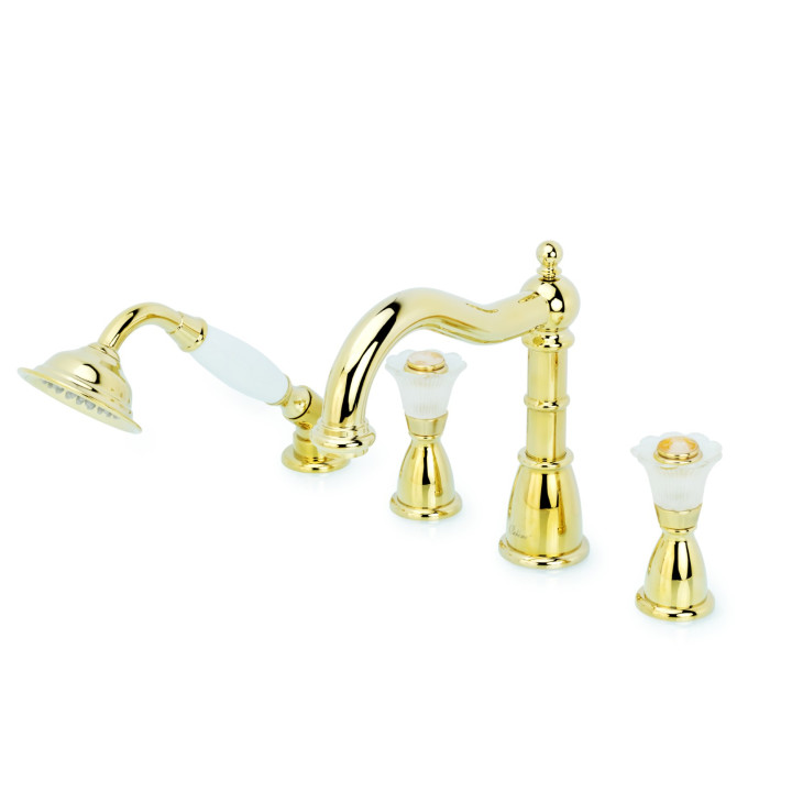 Boheme 395-Camelia смеситель для ванны Gold