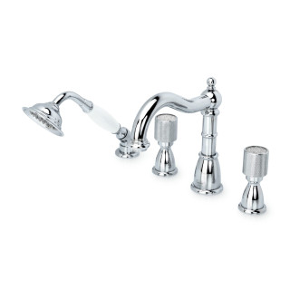 Boheme Royal Cristal Смеситель на борт ванны Chrome