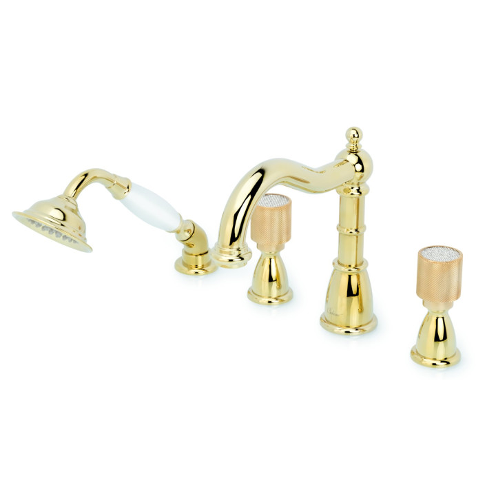 Boheme 395-Royal/CRST смеситель для ванны Gold
