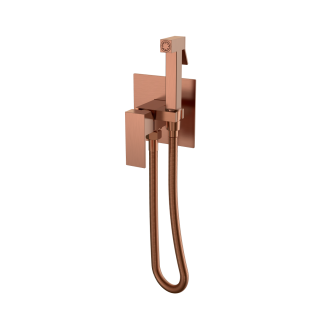 Boheme Qubic Гигиенический душ встраиваемый Copper Brushed