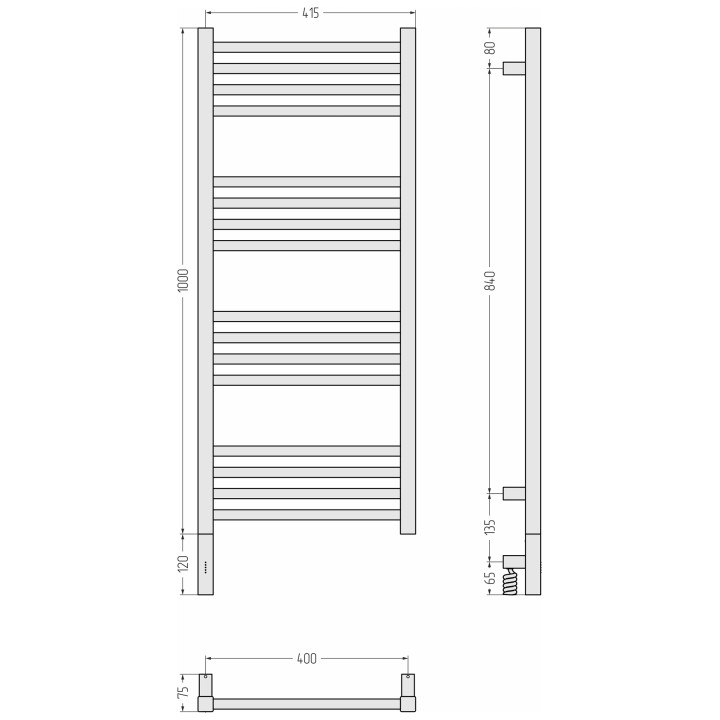 Сунержа 03-5900-1040 полотенцесушитель электрический