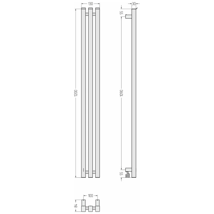 Сунержа 03-0852-1210 полотенцесушитель электрический