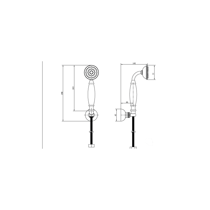 Boheme 409 душевой набор Brilante Chrome