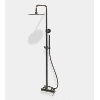 Fima Carlo Frattini Shower column Душевая система Black Chrome, Polished Black chrome