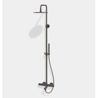 Fima Carlo Frattini Shower column Душевая система с изливом Brushed Black Chrome