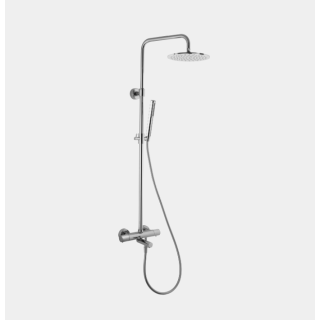 Fima Carlo Frattini Shower column Душевая система термостатическая с изливом Brushed Nickel