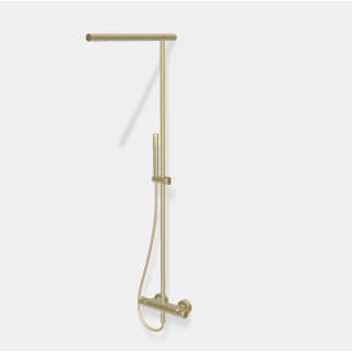 Fima Carlo Frattini Shower column Душевая система термостатическая Brushed Champagne
