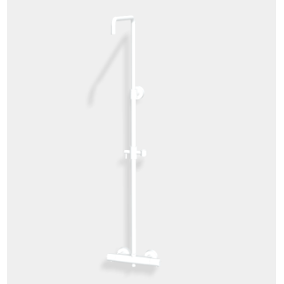 Fima Carlo Frattini Shower column Душевая система термостатическая Matt White, Bianco Opaco