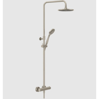 Gessi Minimalistic shower Душевая система термостатическая Finox Brushed Nickel