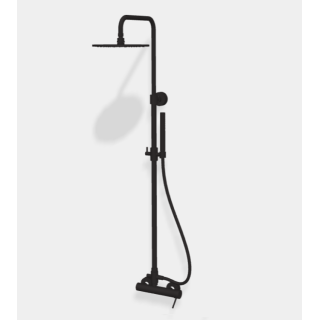 Fima Carlo Frattini Shower column Душевая система Matt Black, Nero Opaco