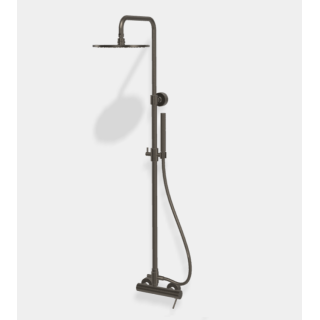 Fima Carlo Frattini Shower column Душевая система Brushed Black Chrome