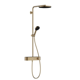 Hansgrohe Pulsify S Душевая система термостатическая Brushed bronze