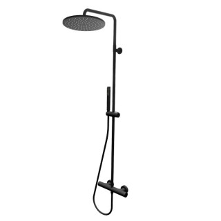 Bossini Cosmo Душевая система термостатическая Matt Black, Nero Opaco