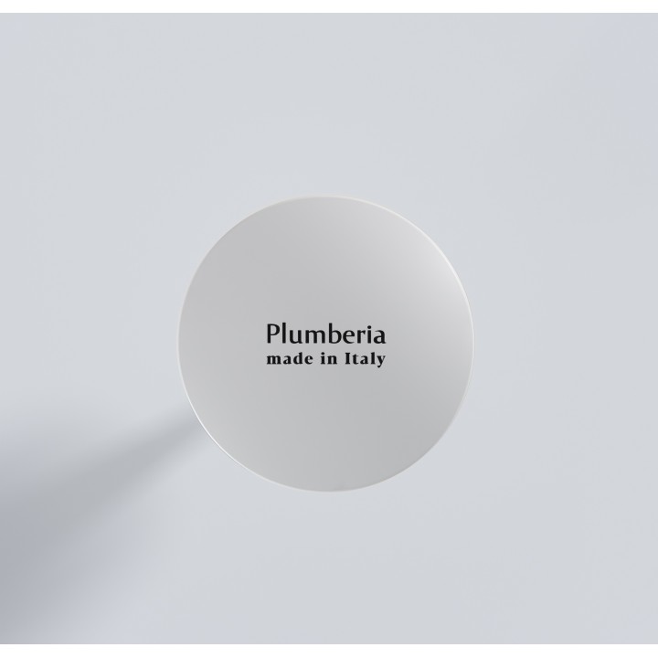 Донный клапан Plumberia Selection белый матовый