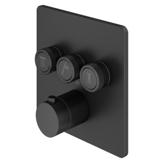 Смеситель Plumberia для душа черный матовый - Трилит