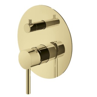 Смеситель Plumberia IXO золото 24К для душа