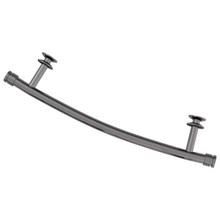 Полка Сунержа 37 см, чёрный хром, 01-2011-0370