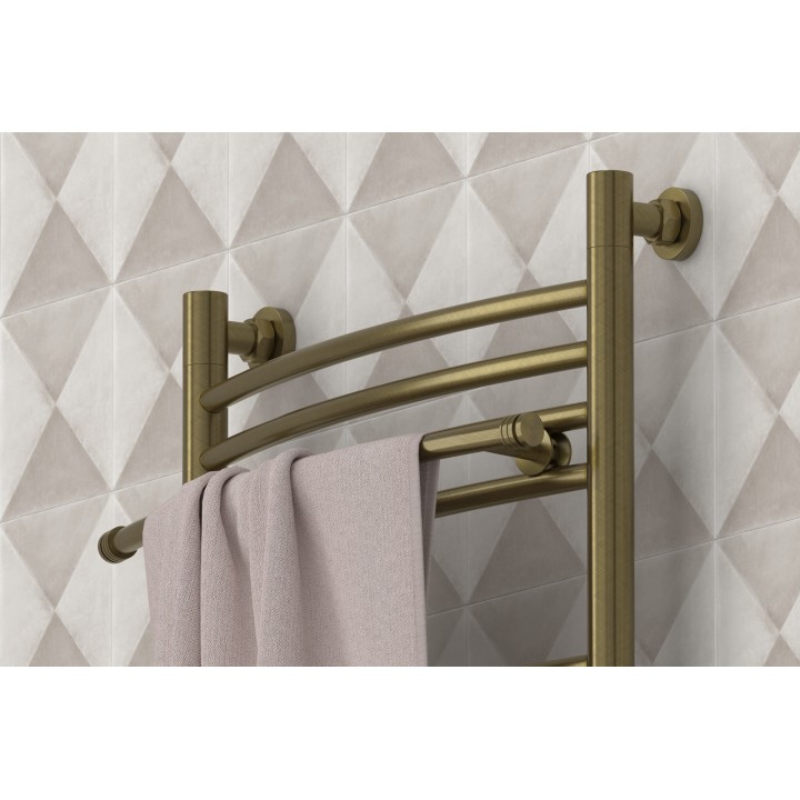 Полка Сунержа 37 см состаренная бронза, 05-2011-0370