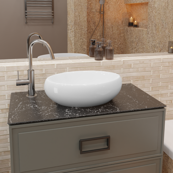 Раковина Charus Northwall белая 34x49 см – Купить онлайн, 700-022W