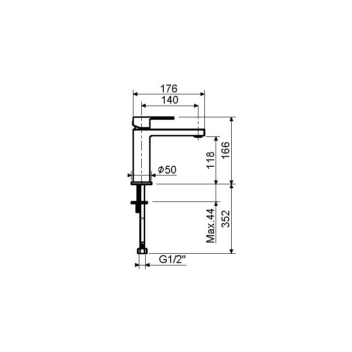 Смеситель Plumberia Selection TAG черный матовый, TG0053NO