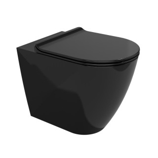 Унитаз Flaminia Link Nero 37x56 см, LK117RGNER