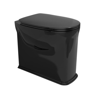 Унитаз Flaminia Madre Nero 36.5x54 см, MA117RGNER