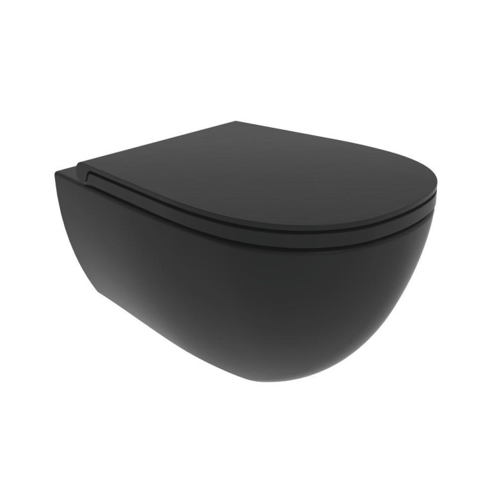 Унитаз Flaminia Io черный 38x55 см