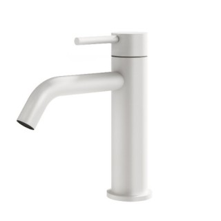 Смеситель Plumberia Selection IXO для раковины белый матовый