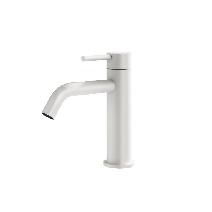 Смеситель Plumberia Selection IXO для раковины белый матовый