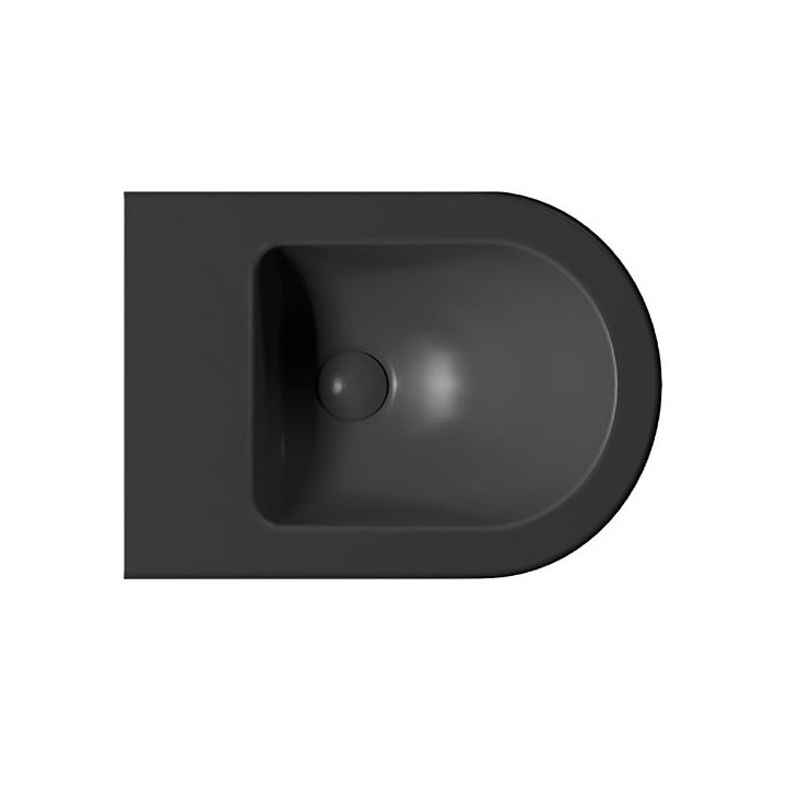 GSI Pura биде черное 36x50 см Ardesia Opaco, 8864126