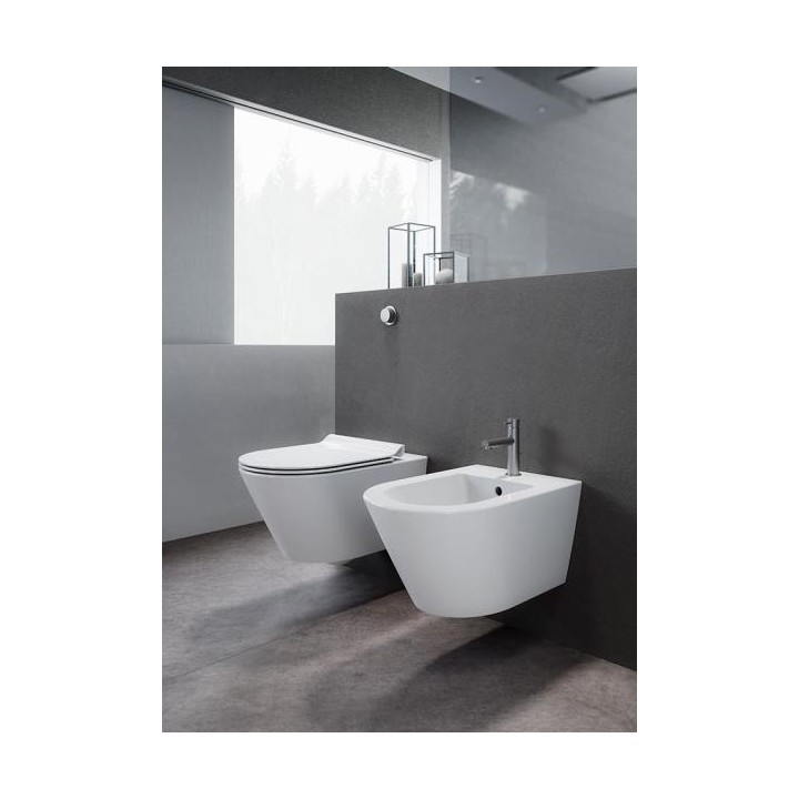 Биде GSI Kube X Bianco Lucido 36x55 см