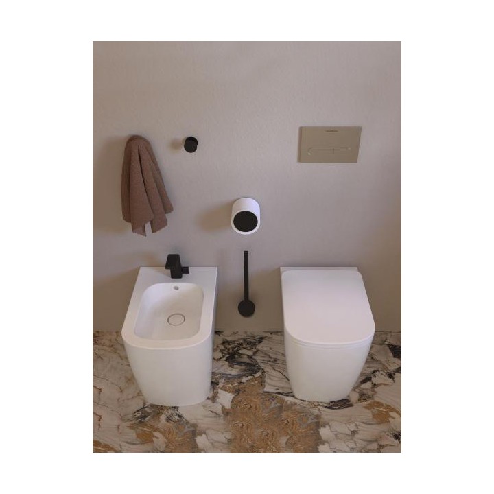 Биде Flaminia Play 36x52 см Latte