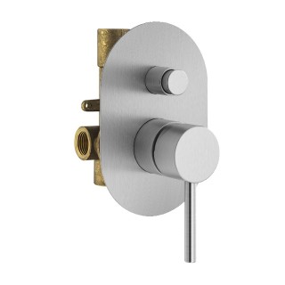 Смеситель для душа Plumberia Selection IXO хром брашированный, KIT1001CS