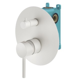 Смеситель для душа Plumberia Selection IXO в белом цвете