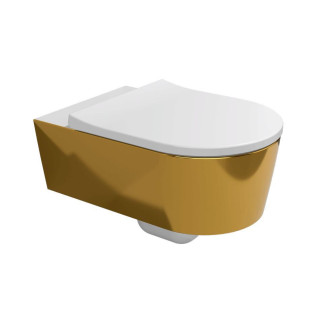 Унитаз Flaminia Link 37x56 см Bianco/Oro