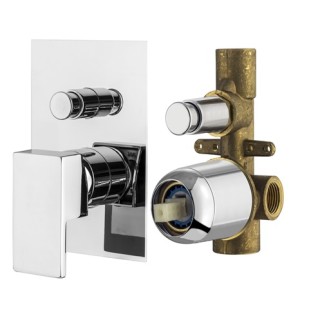 Смеситель Plumberia Selection TAG для душа хромированный