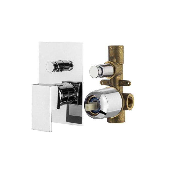 Смеситель Plumberia Selection TAG для душа хромированный